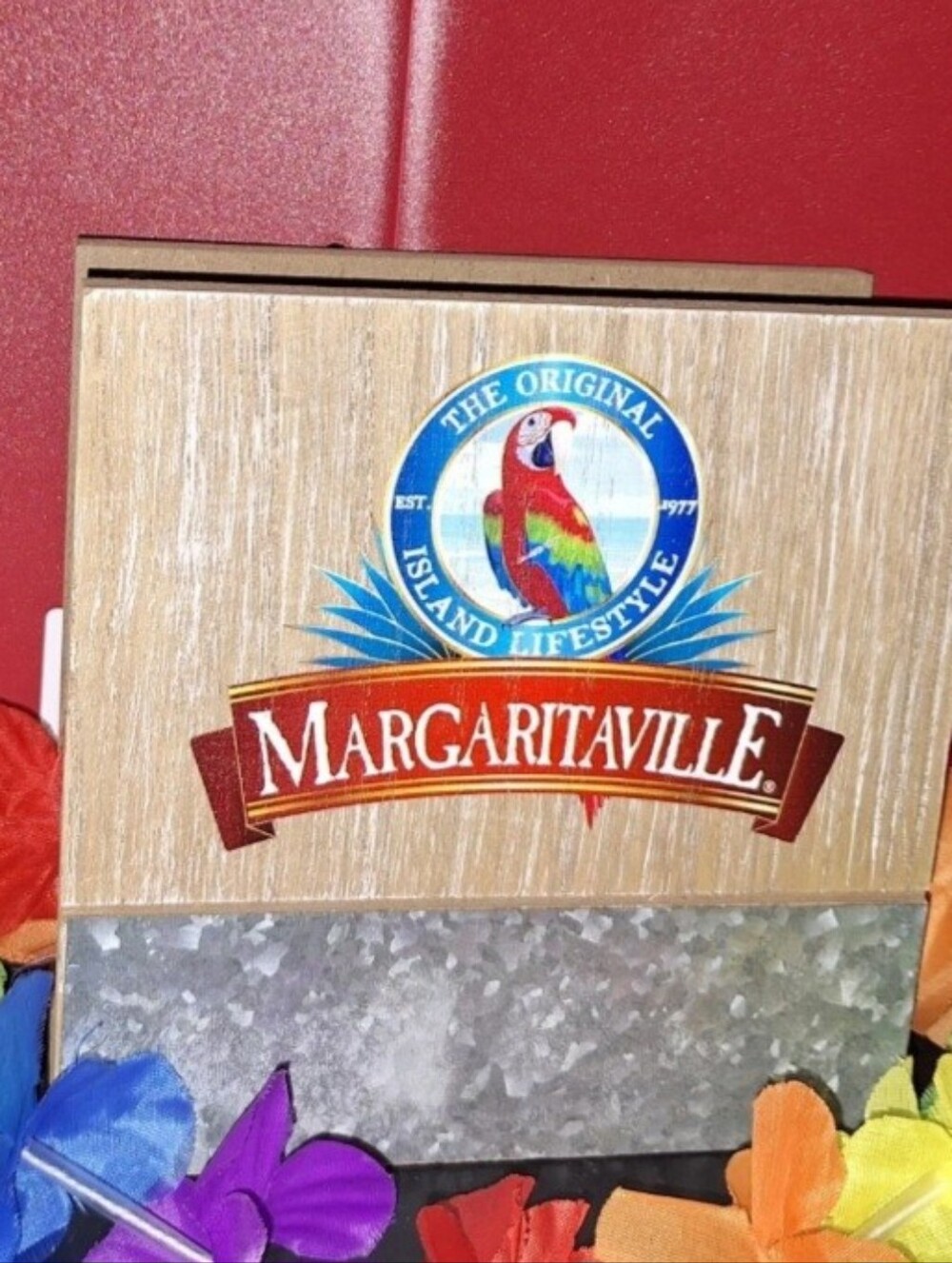 Margaritaville Wooden Napkin Holder
